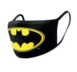 BATMAN: PACK DE 2MASCARILLAS DE TELA LOGO BATMAN