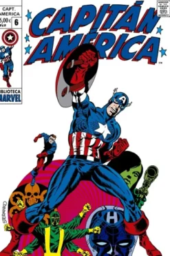 BIBLIOTECA MARVEL: CAPITAN AMERICA Nº06 (1968-69 / 108-113 USA) [RUSTICA]