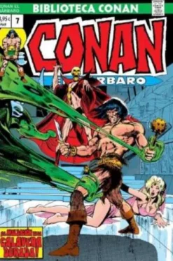 BIBLIOTECA MARVEL: CONAN EL BARBARO Nº07 (1974 / 35-40 USA) [RUSTICA]