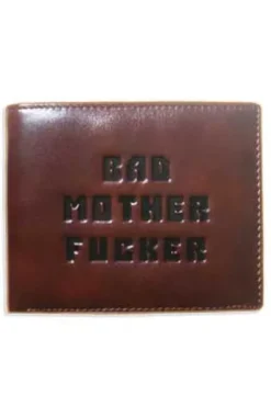 CARTERA: ESTILO BAD MOTHER FUCKER DE PULP FICTION (RELIEVE IMITACION CUERO) [CAJA]