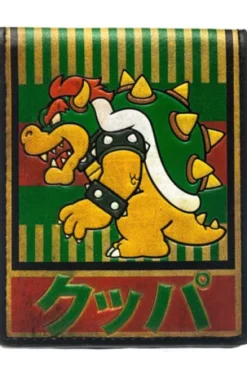 CARTERA: ESTILO BILLETERA SUPERMARIO BOWSER (COLOR NEGRO Y VERDE)