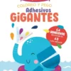 COLOREO Y PEGO ADHESIVOS GIGANTES: ELEFANTE [RUSTICA]
