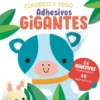 COLOREO Y PEGO ADHESIVOS GIGANTES: VACA [RUSTICA]