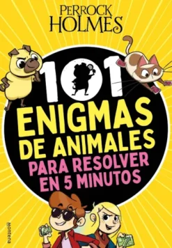101 ENIGMAS DE ANIMALES PARA RESOLVER EN 5 MINUTOS [CARTONE]