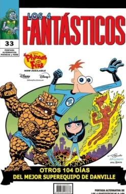 4 FANTASTICOS Nº190 / Nº08 (PORTADA ALTERNATIVAL DISNEY) [GRAPA]