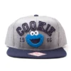 GORRA DE BEISBOL COOKIE MONSTER (COLOR GRIS Y AZUL)