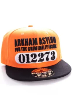 GORRA DE BEISBOL DC: ARKHAM ASYLUM CONVICTO (COLOR NARANJA)