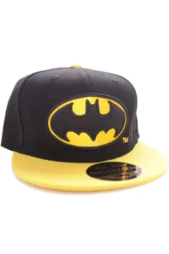 GORRA DE BEISBOL DC: BATMAN LOGO AMARILLO Y NEGRO (COLOR NEGRO Y AMARILLO)