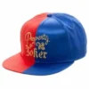 GORRA DE BEISBOL DC: ESCUADRON SUICIDA PROPERTY OF JOKER (COLOR ROJO Y AZUL)