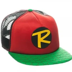 GORRA DE BEISBOL DC: ROBIN LOGO AMARILLO Y NEGRO (COLOR ROJO, NEGRO Y VERDE)