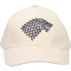 GORRA DE BEISBOL JUEGO DE TRONOS: STARK LOGO (COLOR GRIS)