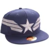 GORRA DE BEISBOL MARVEL: CAPITAN AMERICA LOGO (COLOR AZUL MARINO)