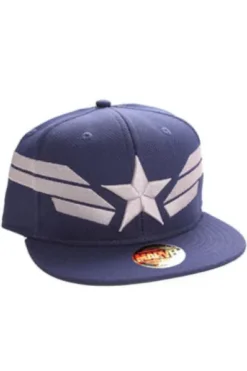 GORRA DE BEISBOL MARVEL: CAPITAN AMERICA LOGO (COLOR AZUL MARINO)