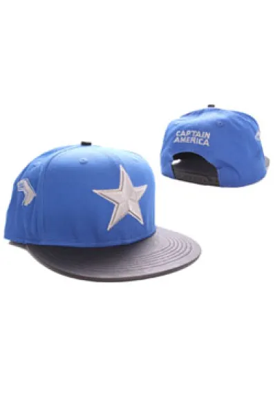 GORRA DE BEISBOL MARVEL: CAPITAN AMERICA LOGO ESTRELLA (COLOR AZUL)