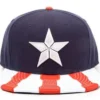 GORRA DE BEISBOL MARVEL: CAPITAN AMERICA CIVIL WAR (COLOR AZUL ROJO Y BLANCO)