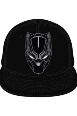 GORRA DE BEISBOL MARVEL: CAPTAIN AMERICA CIVIL WAR PANTERA NEGRA (COLOR NEGRO)