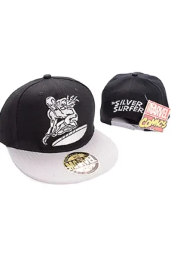GORRA DE BEISBOL MARVEL: SILVER SURFER (COLOR NEGRO Y GRIS)