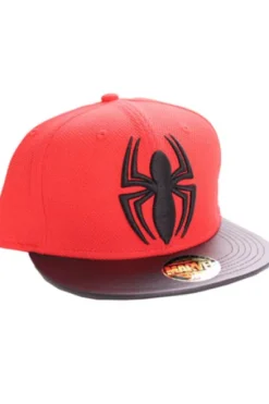 GORRA DE BEISBOL MARVEL: SPIDERMAN ARAÑA (COLOR ROJO Y NEGRO)