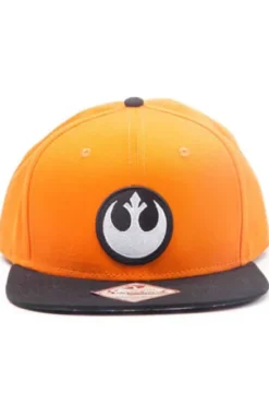 GORRA DE BEISBOL STAR WARS: LOGO ALIANZA (COLOR NARANJA Y NEGRO)