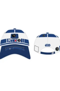 GORRA DE BEISBOL STAR WARS: R2D2 (COLOR AZUL Y PLATA)