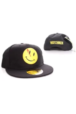 GORRA DE BEISBOL WATCHMEN: SMILEY LOGO (COLOR NEGRO)