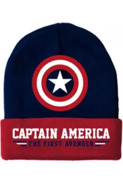 GORRO DE INVIERNO MARVEL: LOGO CAPITAN AMERICA (THE FIRST AVENGER)