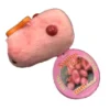 GRIPE PORCINA (INFLUENZA A VIRUS H1N1) GIANTMICROBES LLAVERO (PELUCHE 5-8 CMS)