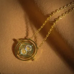 HARRY POTTER. COLLAR CON COLGANTE GIRATIEMPO [CAJA]
