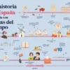 HISTORIA DE ESPAÑA CONTADA CON LINEAS DEL TIEMPO, LA [CARTONE]