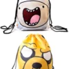 HORA DE AVENTURAS: BOLSA FINN Y JAKE (REVERSIBLE)