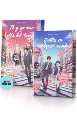 JUNTOS EN CUALQUIER MUNDO. TU Y YO MAS ALLA DEL TIEMPO (LIBRO ZIGZAG EN ESTUCHE) [CARTONE]