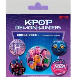 KPOP DEMON HUNTERS: PACK 5 CHAPAS