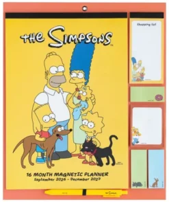 LOS SIMPSONS: PLANIFICADOR MAGNETICO 2026/27 30 X 35 CM
