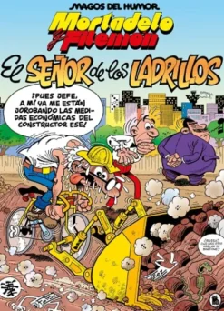 MAGOS DEL HUMOR Nº102: MORTADELO Y FILEMON EL SEÑOR DE LOS LADRILLOS [CARTONE]