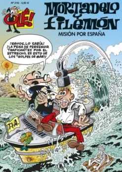 OLE! MORTADELO Y FILEMON Nº217: MISION POR ESPAÑA [RUSTICA]