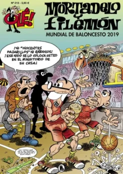 OLE! MORTADELO Y FILEMON Nº213: MUNDIAL DE BALONCESTO 2019 [RUSTICA]