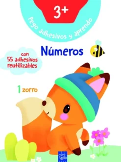 PEGO ADHESIVOS Y APRENDO: NUMEROS +3 [RUSTICA]