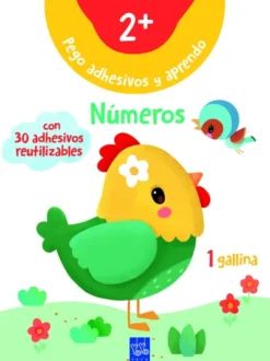 PEGO ADHESIVOS Y APRENDO: NUMEROS +2 [RUSTICA]