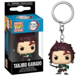 POP! POCKET KEYCHAIN DEMON SLAYER (GUARDIANES DE LA NOCHE): KIMETSU NO YAIBA: TANJIRO KEYCHAIN [CAJA]