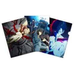 SOLO LEVELING: SET DE 3 FUNDAS TRANSPARENTES