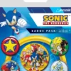 SONIC THE HEDGEHOG: PACK 5 CHAPAS SPEED TEAM