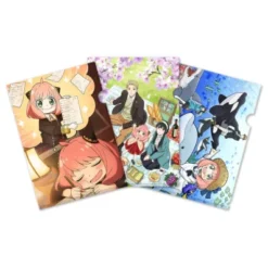SPY X FAMILY: SET DE 3 FUNDAS DE PLASTICO TRANSPARENTE