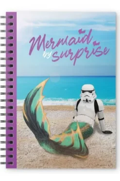 STAR WARS STORMTROOPER: LIBRETA STORMTROOPER MERMAID FOR SURPRISE (HOJA DE CUADROS)