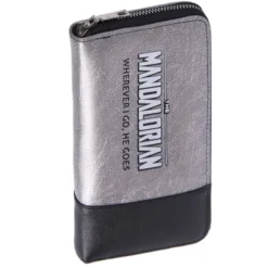 STAR WARS THE MANDALORIAN: CARTERA TARJETERO WHEREVER I GO DE PIEL SINTETICA