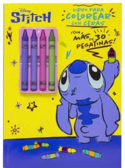 STITCH (LIBRO PARA COLOREAR CON CERAS) [RUSTICA]