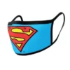 SUPERMAN: PACK DE 2MASCARILLAS DE TELA LOGO SUPERMAN