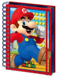 SUPER MARIO: LIBRETA A5 WIRO 3D MARIO