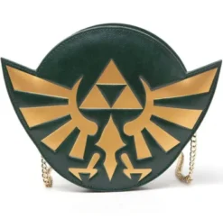THE LEGEND OF ZELDA: BOLSO DE MANO DE CUERO MODELO HYRULE CREST