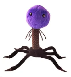 T4 (T4 BACTERIOFAGO) GIANTMICROBES ORIGINAL (PELUCHE 12-18 CMS)