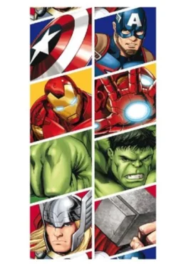 VENGADORES: TOALLA PERSONAJES (MEDIDAS 140 X 70 CM)